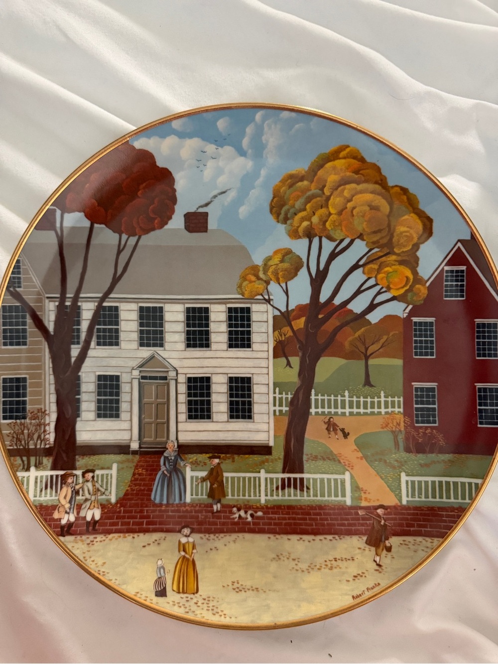 Limited Edition Museum Editions Ltd. “The Joseph Webb House” collectr fine china